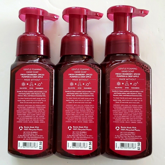 * 3 Bath & Body Works THE PERFECT AUTUMN Gentle Foaming Hand Soap - Picture 3 of 7